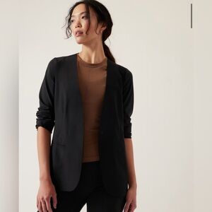 Athleta Avenue Blazer Black Size 6